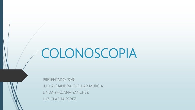 Instrucciones previas para colonoscopia